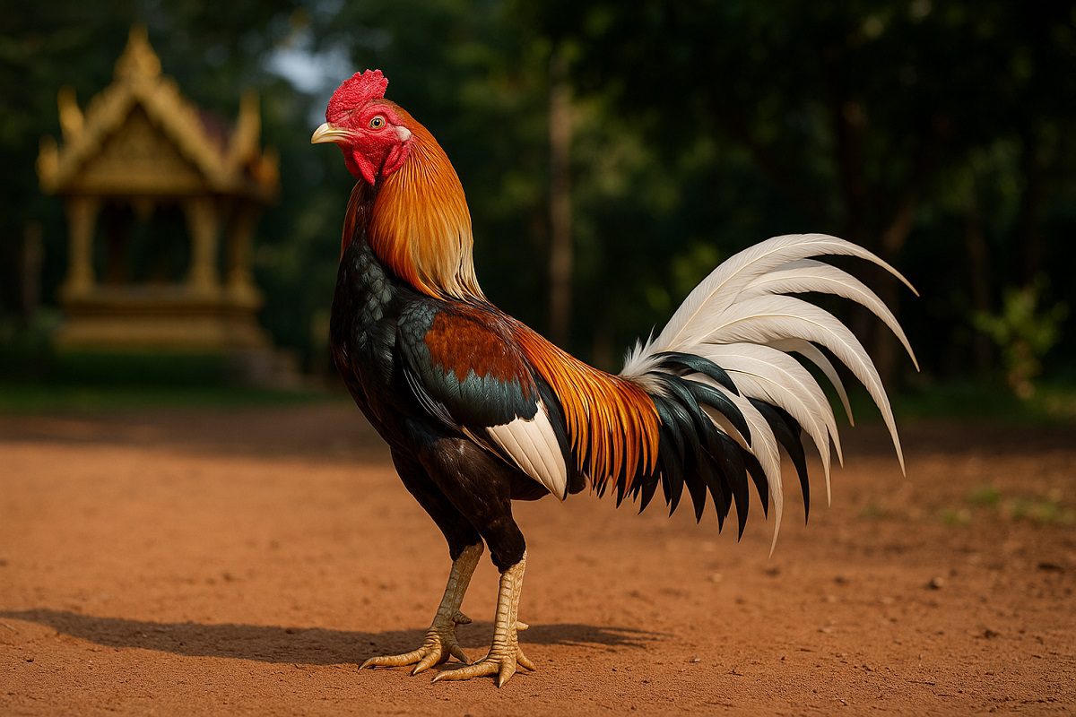 ไก่ชนสายพันธุ์เหลืองหางขาว