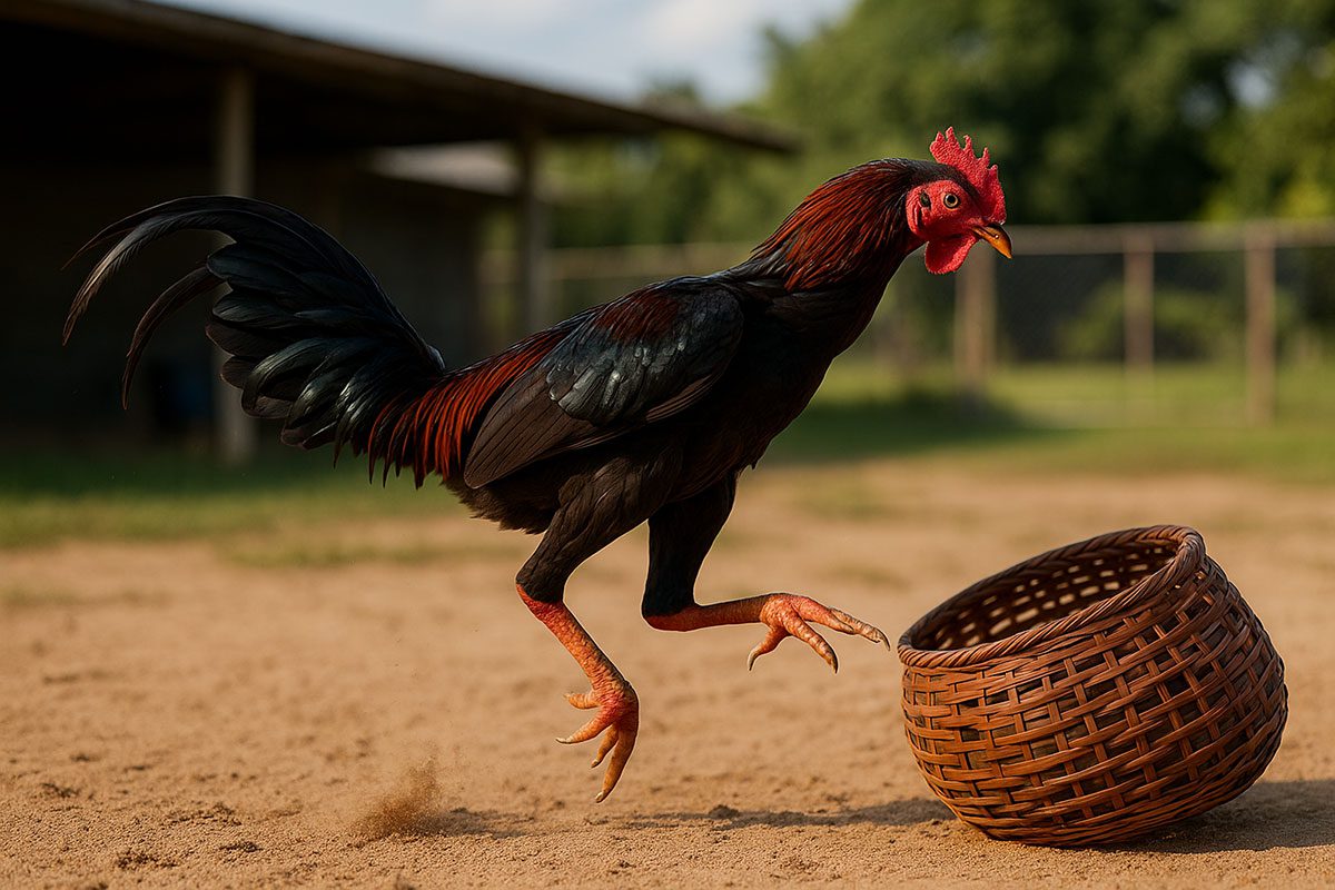 ฝึกไก่ชนแบบ Dynamic Training วิ่ง บิน เบี่ยง