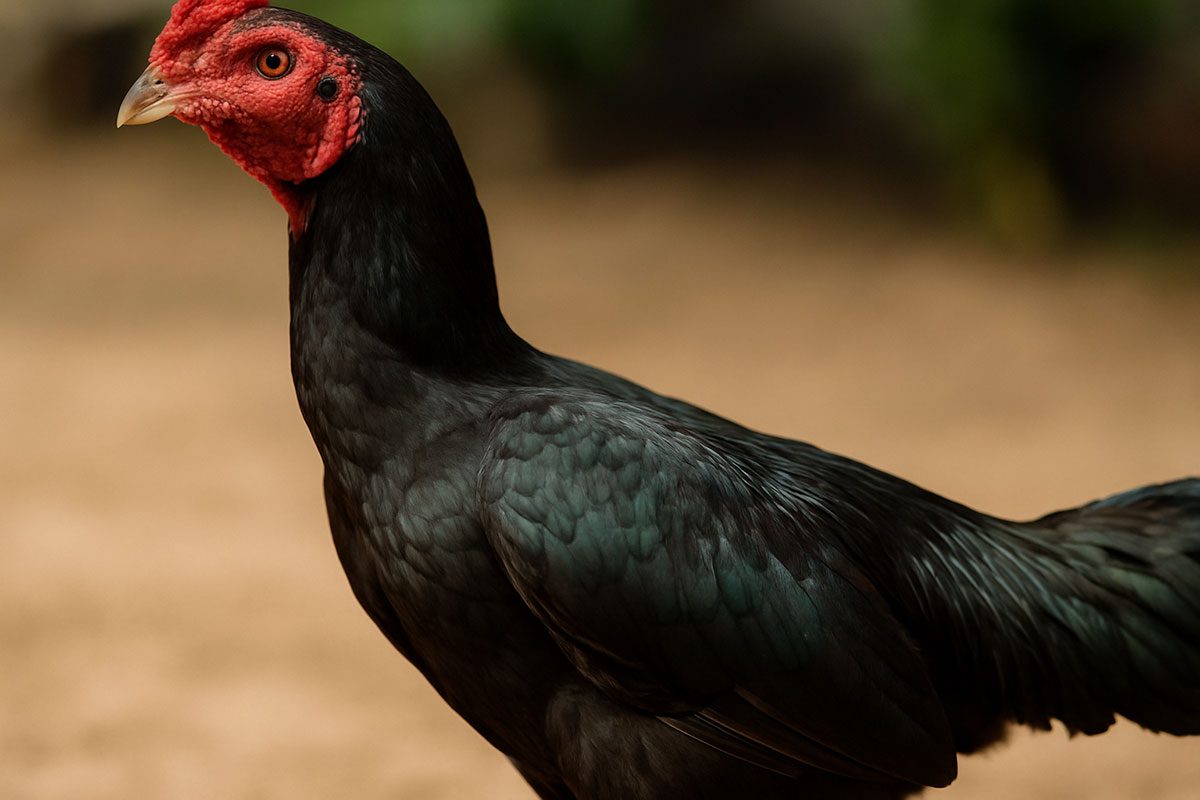 ซูมเฉพาะลำตัวไก่ก๋อย-กล้ามแน่น-ขนแนบ-กระดูกชัด