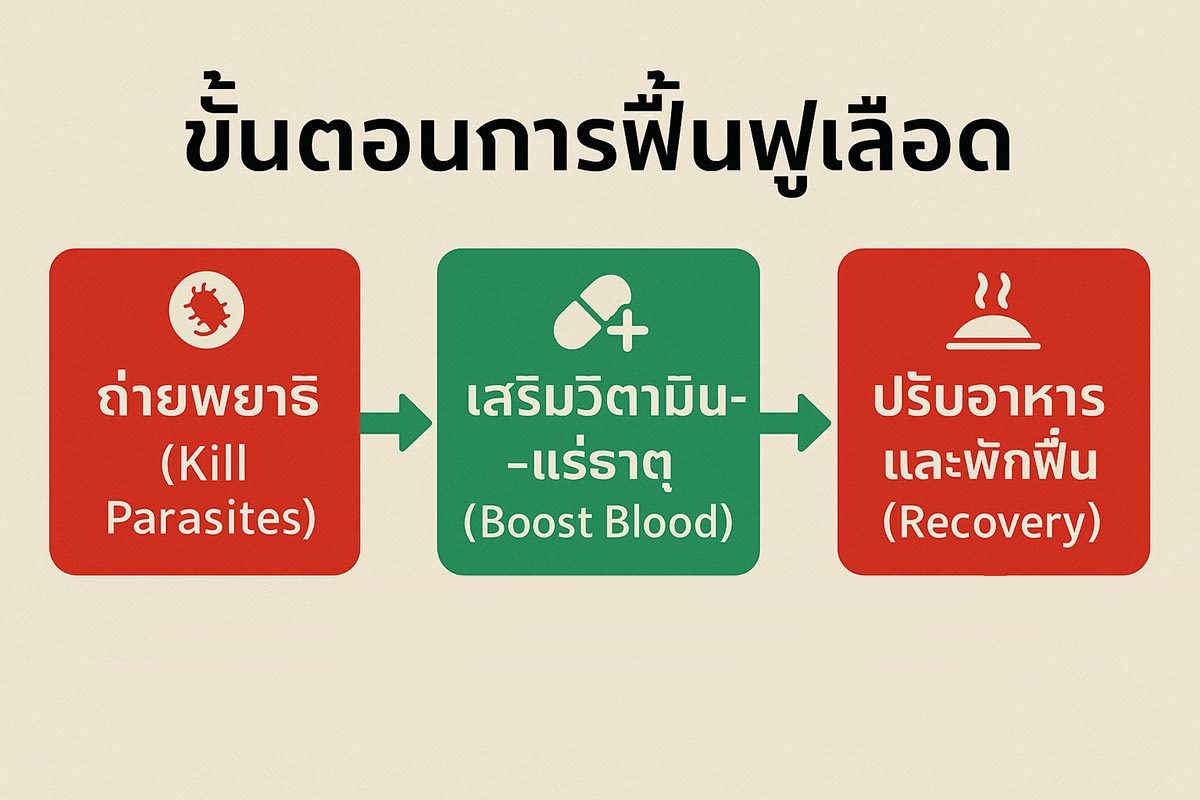 ขั้นตอนการฟื้นฟูเลือด