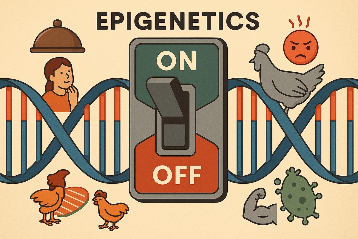 ภาพสวิตช์ไฟปุ่มเปิด-ปิด-ที่ซ้อนอยู่บนเส้น-DNA