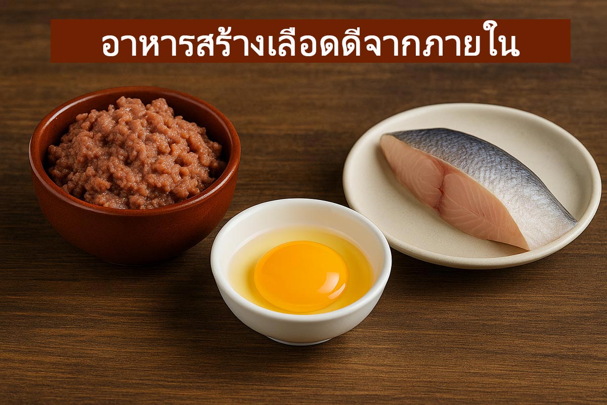 ภาพอาหารบำรุงเลือดธรรมชาติ