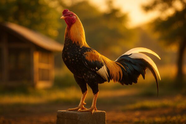 ชนยืนโดดเด่นในแสงเช้า สายตานิ่ง แน่วแน่ สื่อถึงจิตใจที่มั่นคง