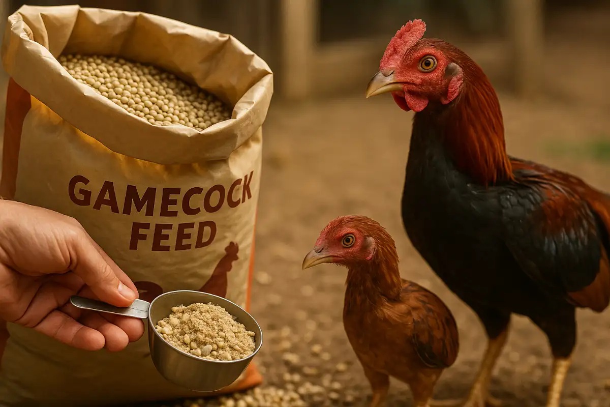 อาหารไก่ชนที่มีโปรตีนสูงเป็นตัวกำหนดการเติบโตของไก่