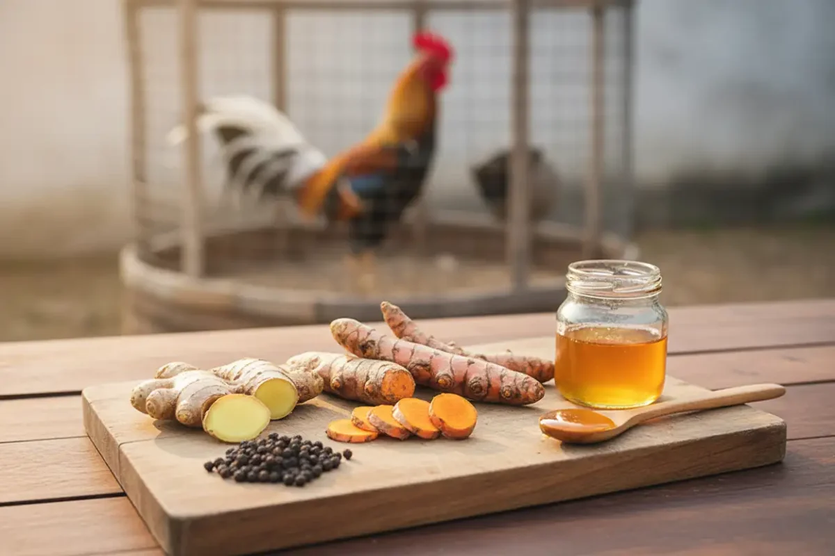 สมุนไพรช่วยระบบหายใจและเพิ่มความอบอุ่นสำหรับไก่ชนหน้าหนาว