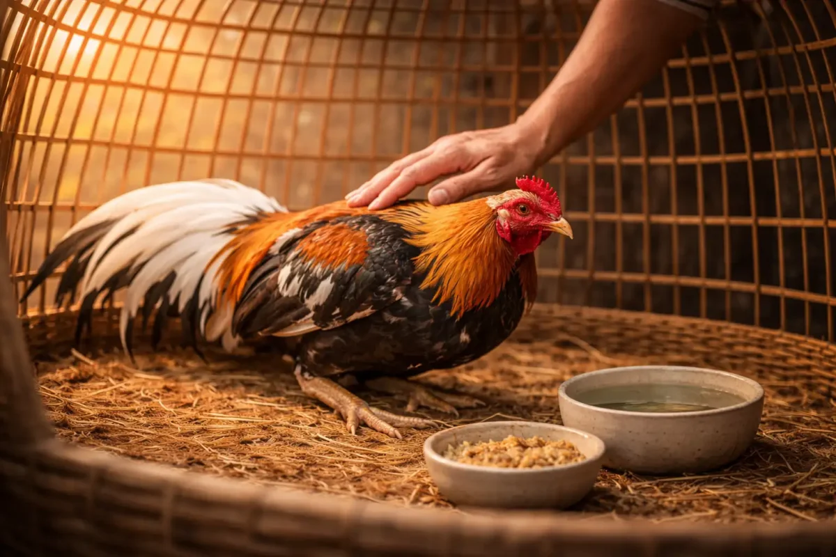 การดูแลไก่ชนแพ้ใน 24 ชั่วโมงแรก เพื่อประคองชีวิตและลดความเครียด