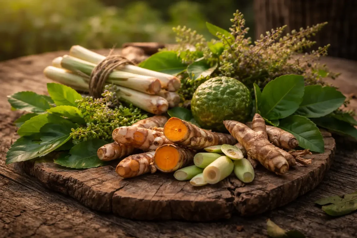 สมุนไพรที่ใช้ดูแลและฟื้นฟูผิวไก่ชนจากเชื้อรา