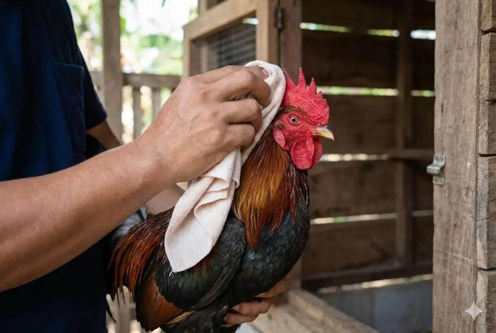 การดูแลผิวไก่ชนอย่างถูกวิธีระหว่างรักษากลาก