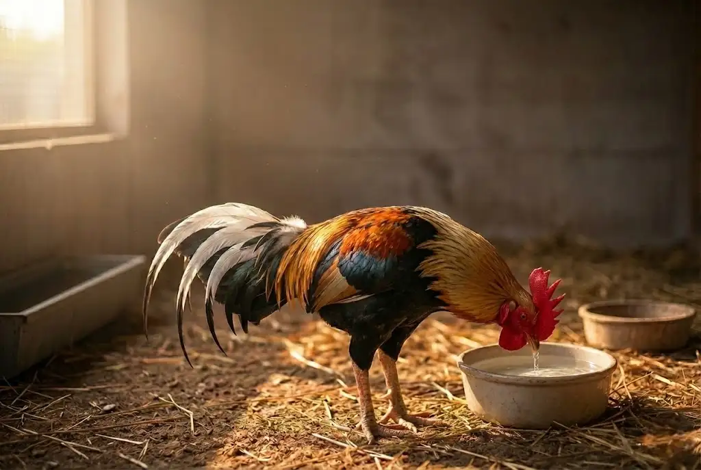 น้ำสะอาดและการพักฟื้นคือหัวใจการฟื้นฟูไก่ชน