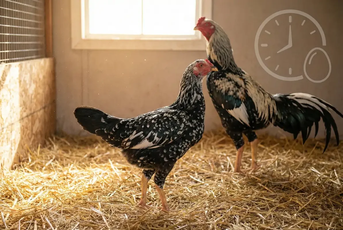 จับเวลาไข่ไก่ชน ช่วงเวลาที่เหมาะสมในการผสมพันธุ์เพื่อให้ติดไข่สูงสุด
