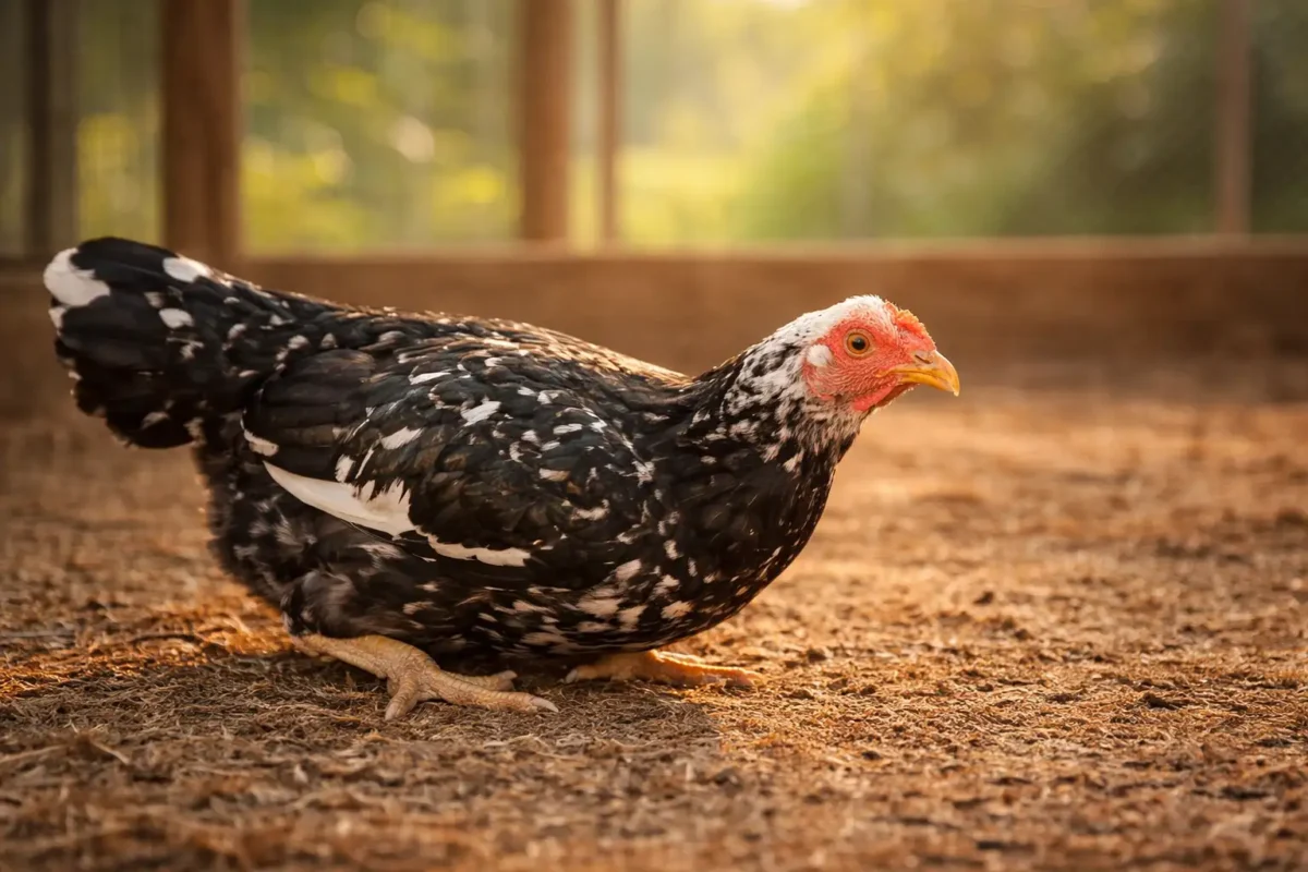 พฤติกรรมแม่ไก่ชนยอบตัว เป็นสัญญาณว่าพร้อมผสมพันธุ์