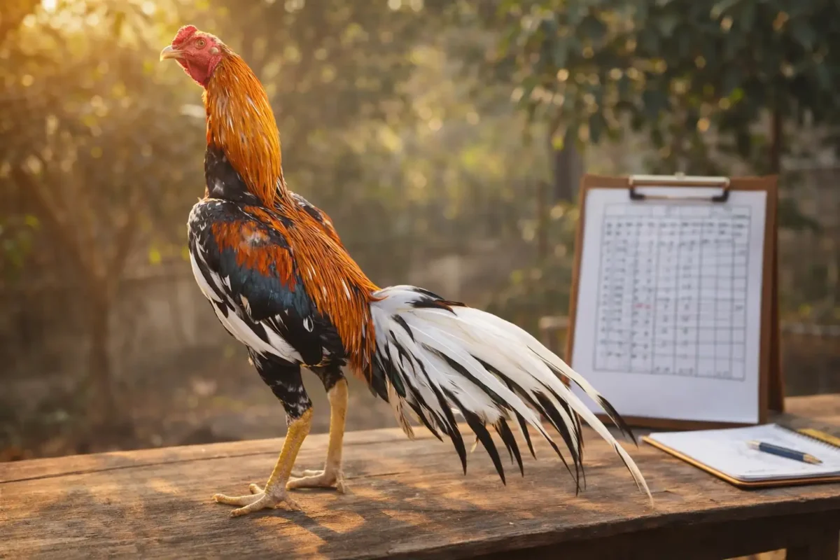 คัดพ่อพันธุ์ไก่ชนด้วยเกณฑ์คะแนนแบบมืออาชีพ