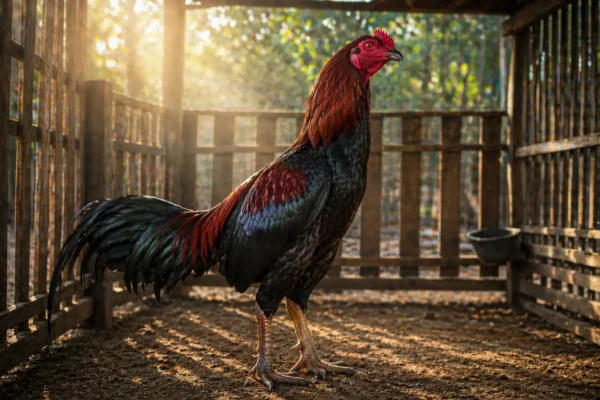 ไก่ชนช่วงเก็บความสดก่อนวันแข่งขันในสัปดาห์สุดท้าย