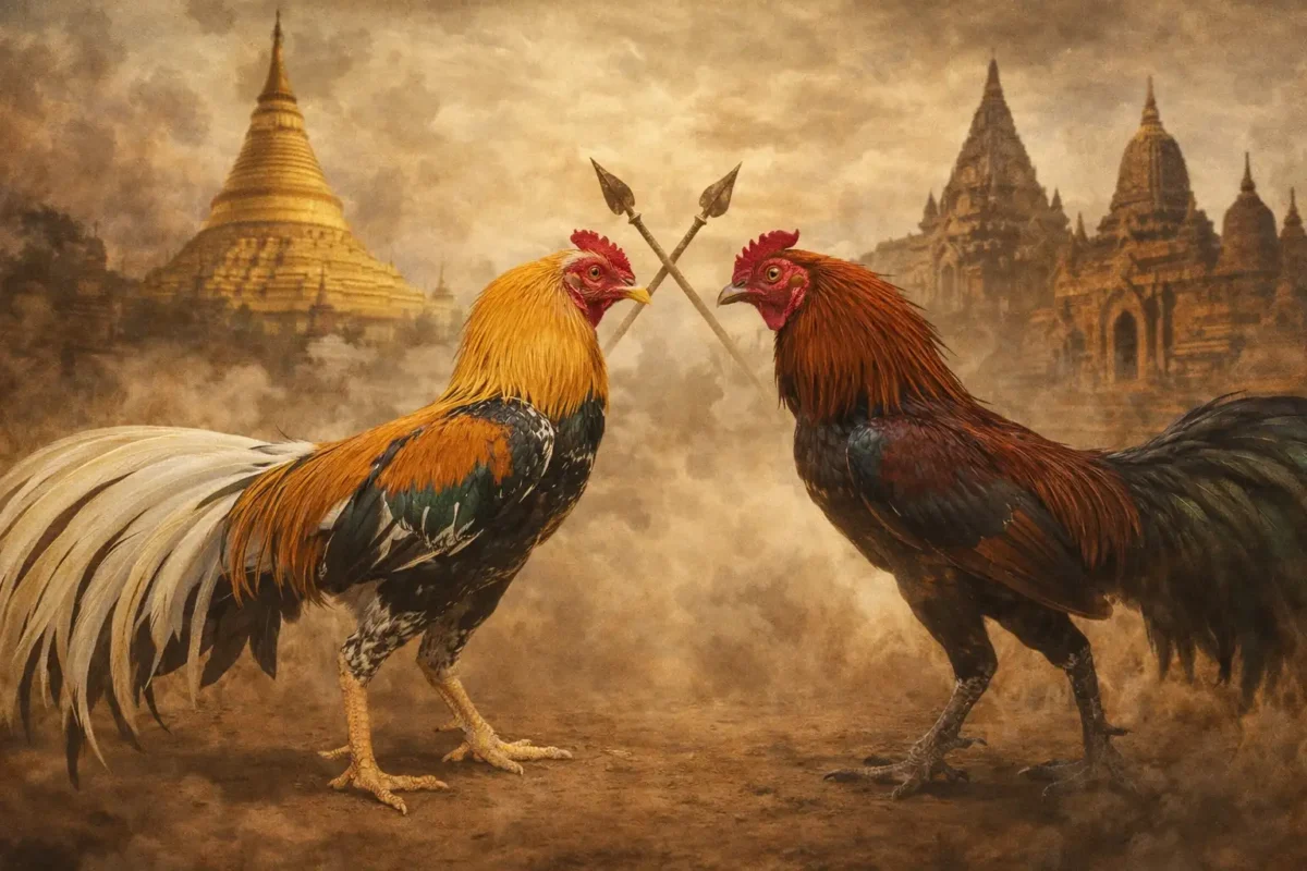 ตำนานไก่เหลืองหางขาวของสมเด็จพระนเรศวรมหาราชที่เมืองหงสาวดี