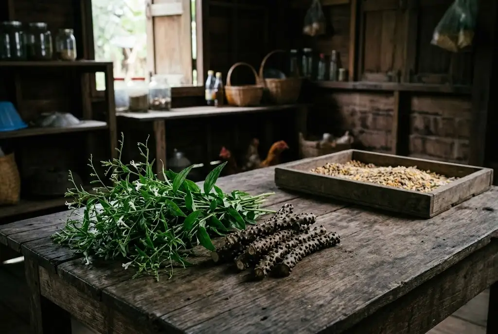 สมุนไพรบางชนิดไม่เหมาะให้ไก่ชนกินทุกวัน