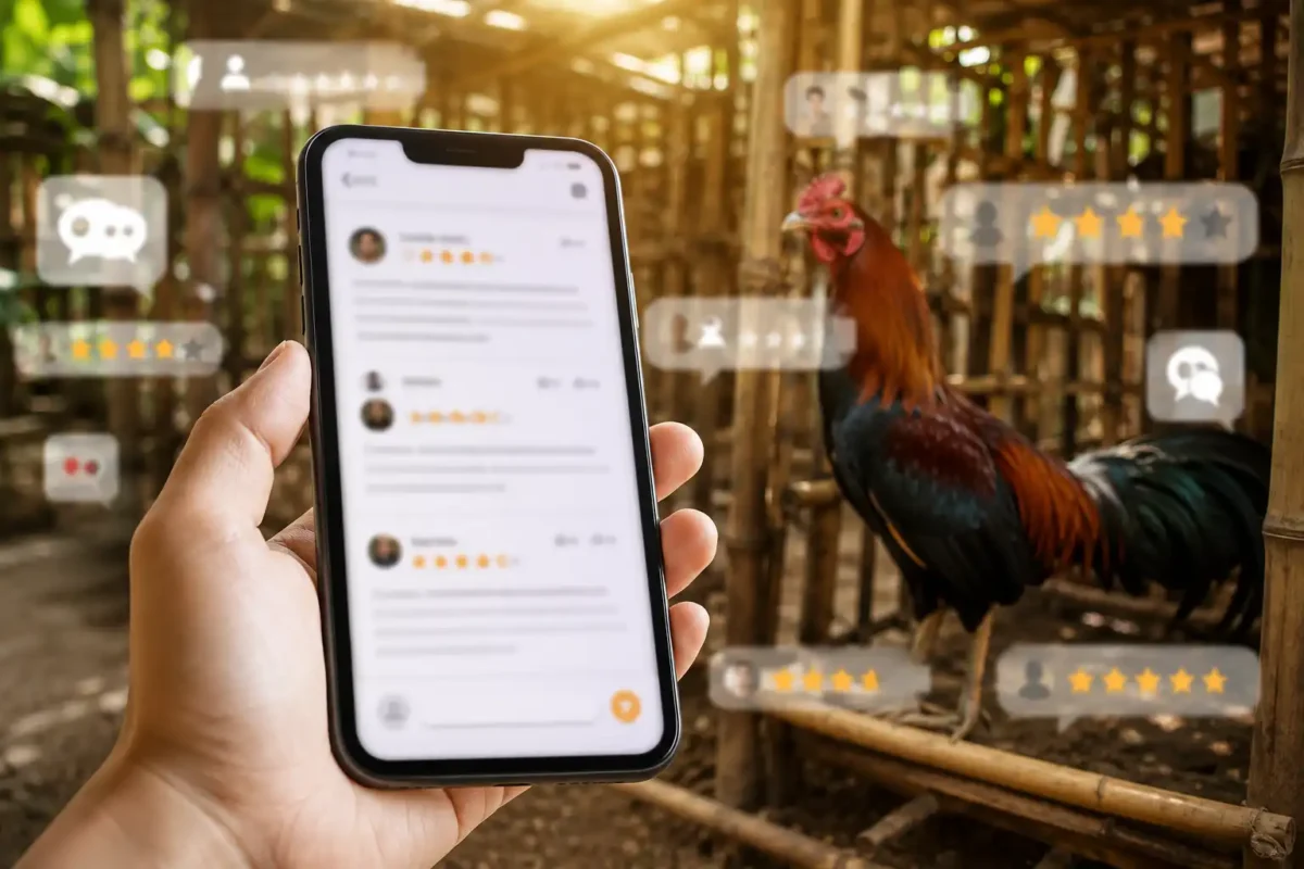 รีวิวลูกค้าช่วยสร้างความน่าเชื่อถือให้ซุ้มไก่ชน