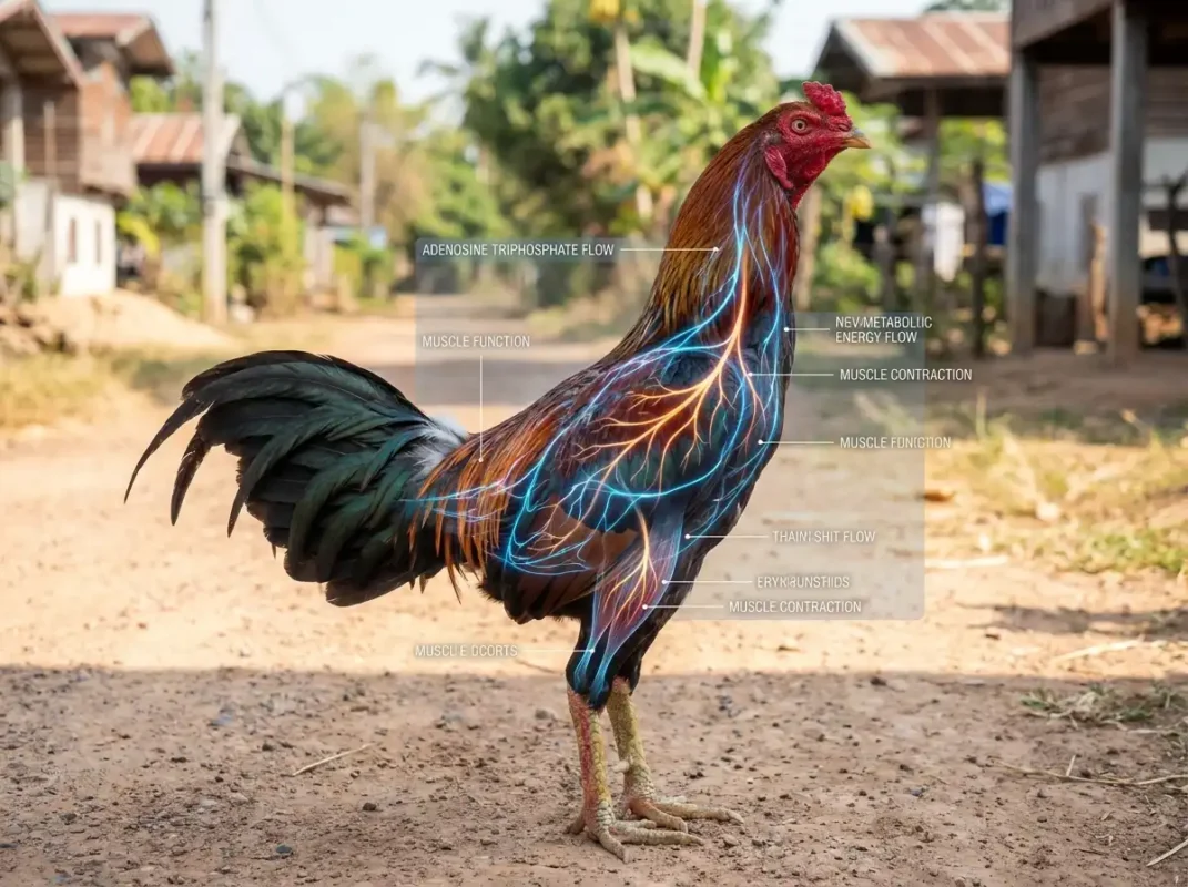 ระบบพลังงานและการเผาผลาญในร่างกายไก่ชน