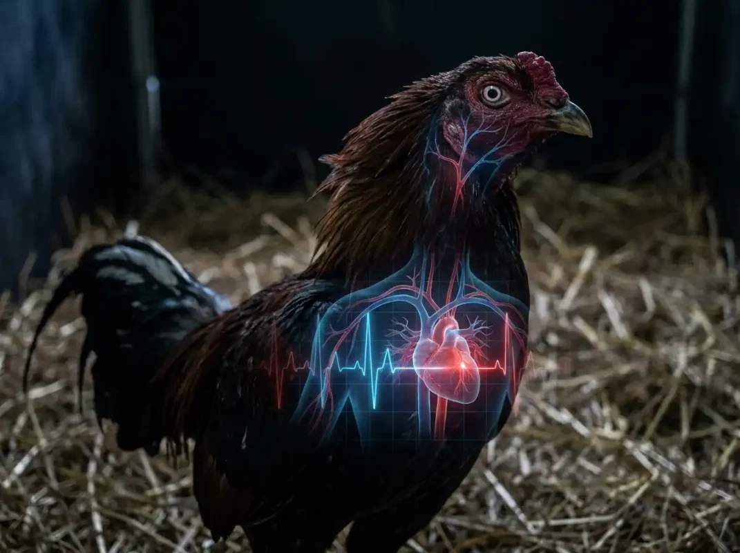 สารกระตุ้นอาจทำให้ไก่ชนตื่นตัวแต่เพิ่มภาระให้ร่างกาย