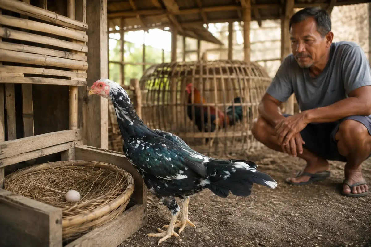 แม่ไก่สาวเพิ่งเริ่มไข่และยังไม่ควรรีบผสมทันที