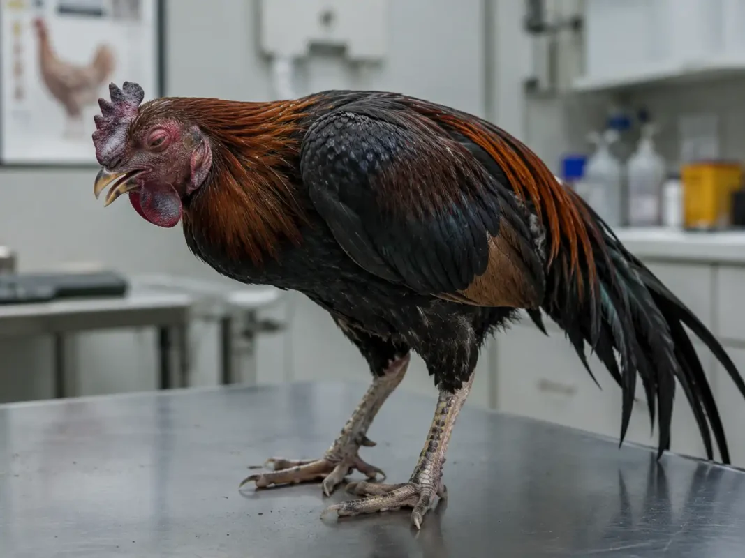 อาการที่อาจพบในไก่ติดเชื้อไข้หวัดนกชนิดรุนแรง HPAI