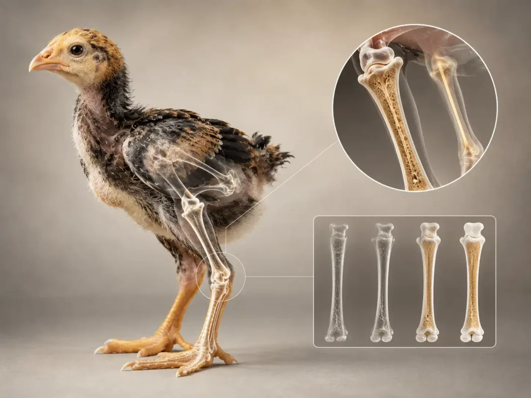 การพัฒนากระดูกขาและกระดูก tibia ของลูกไก่ช่วง 1-14 วัน