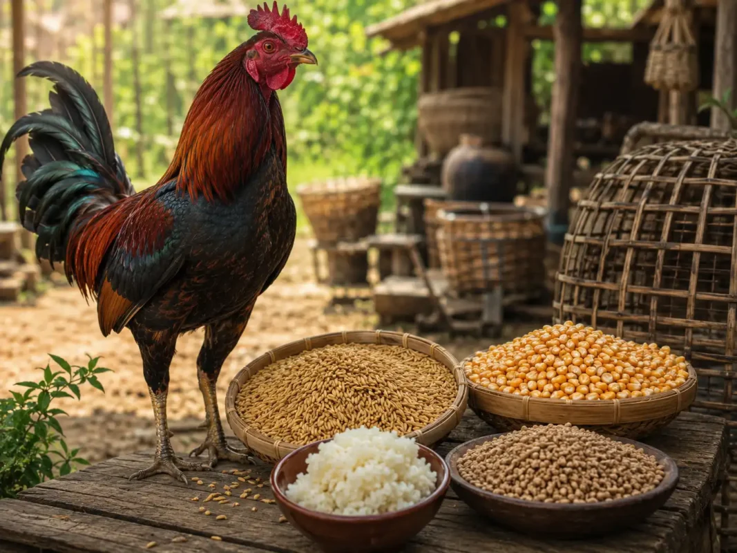 แหล่งคาร์โบไฮเดรตและอาหารสมดุลสำหรับไก่