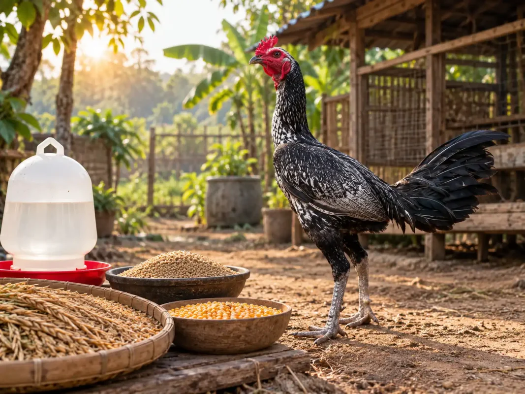 การเตรียมอาหารไก่ชน 7 วันก่อนออกชน