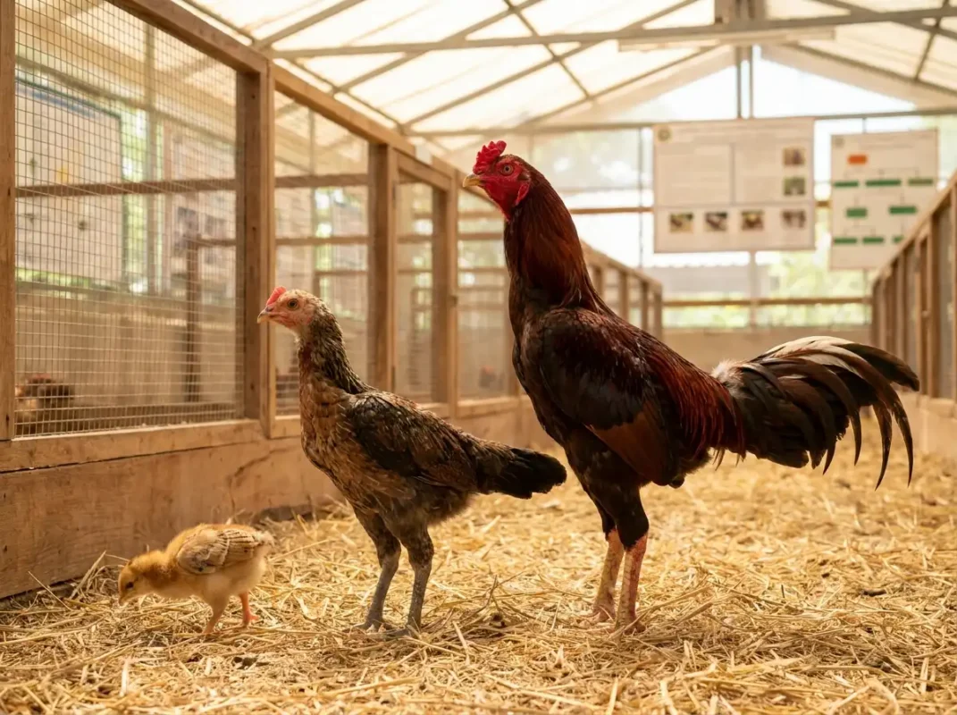 การคัดเลือกไก่ชนตามช่วงวัยตั้งแต่ลูกเจี๊ยบจนถึงไก่หนุ่ม