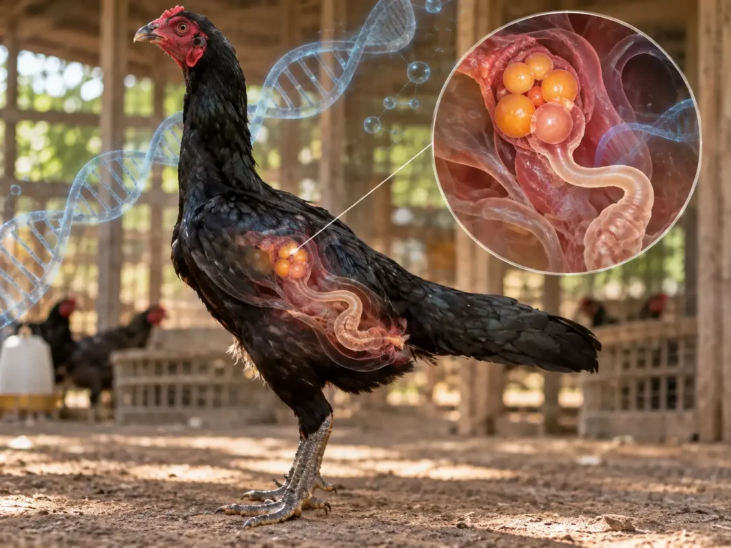 ผลของ Inbreeding Depression ที่เกี่ยวข้องกับระบบสืบพันธุ์ของไก่