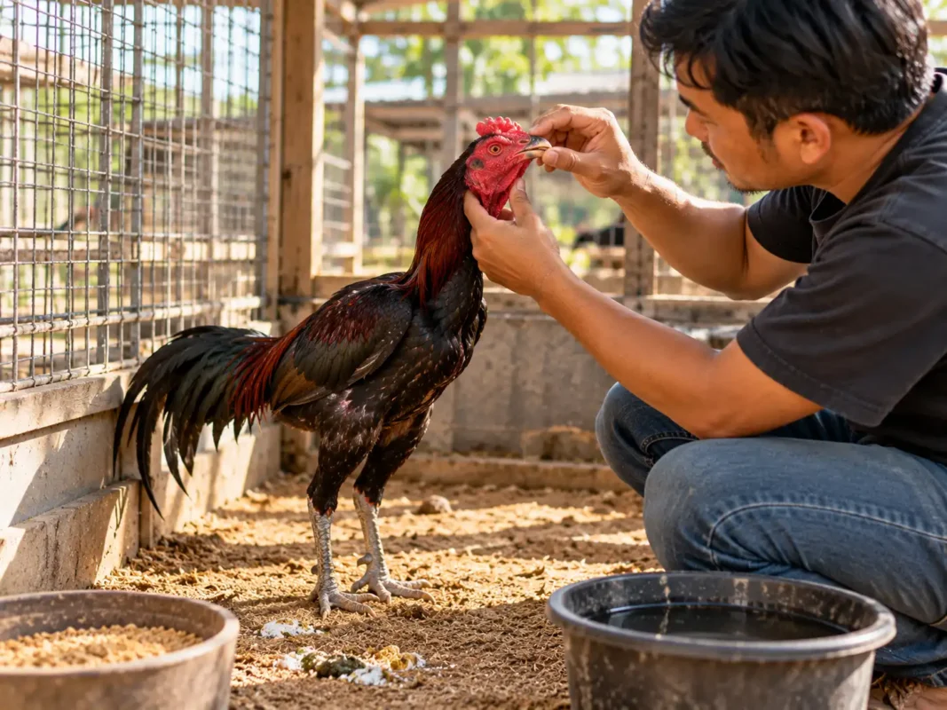 การสังเกตสุขภาพไก่ใหม่จากการกิน มูล การหายใจ และพฤติกรรม